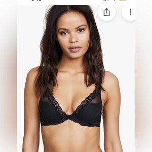 Natori Feathers plunge bra size 34B